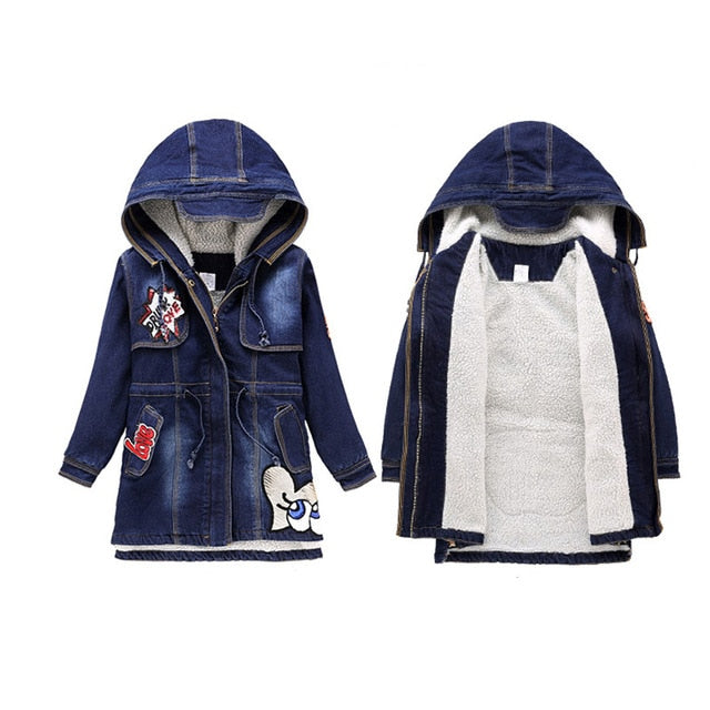 Never Forget Denim Hooded Jacket