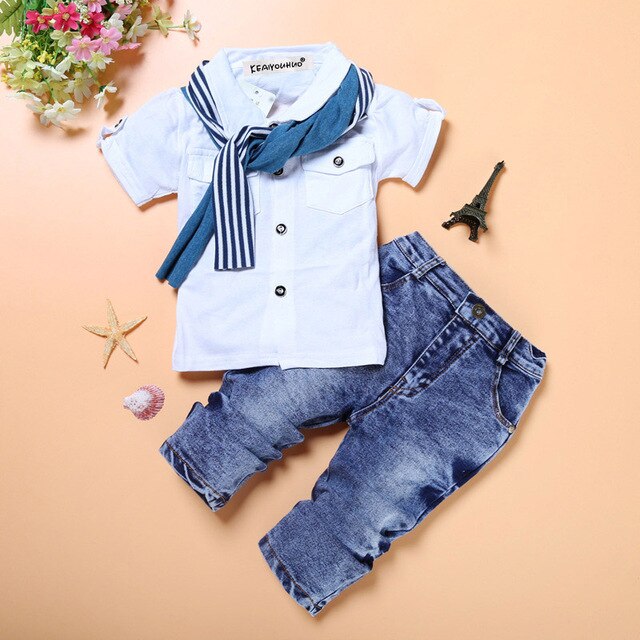 Dapper Downtime T-shirt and Jeans set