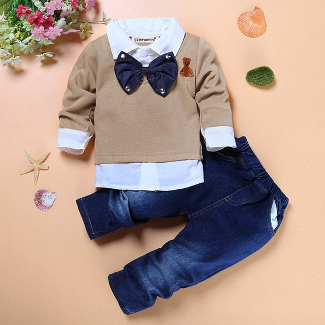 Dapper Downtime T-shirt and Jeans set