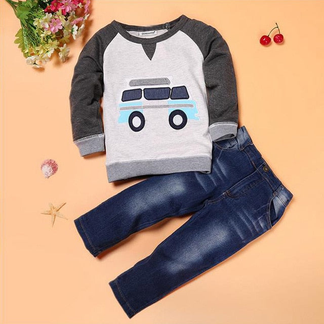 Dapper Downtime T-shirt and Jeans set