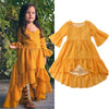 Sunflower Smiles Long Ruffled Maxi - tykonic